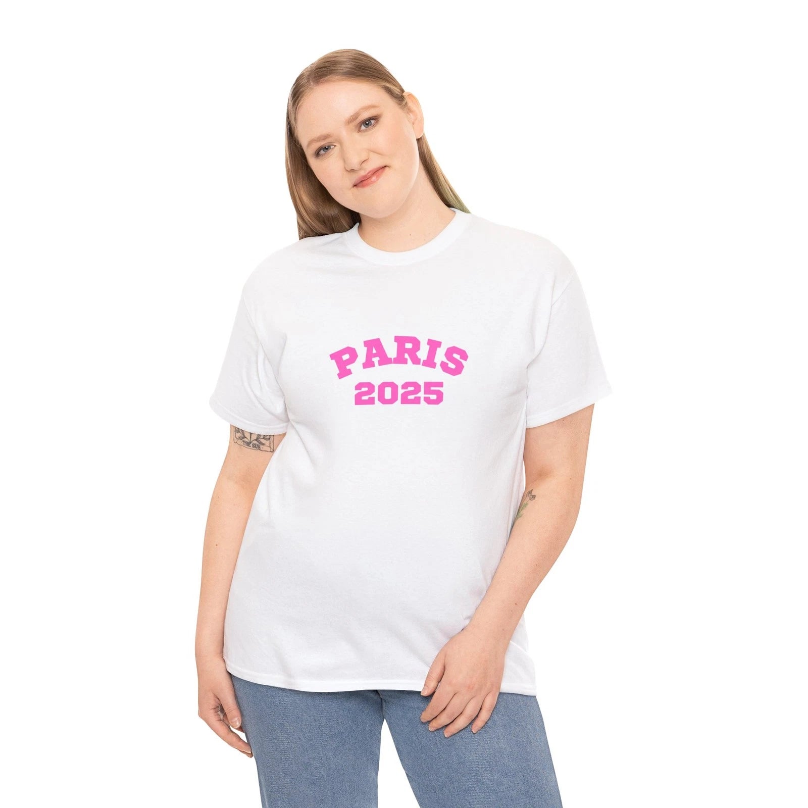 Paris 2025 Trendy T-Shirt, Unisex Cotton Tee, Casual Wear Men Women, Parisian