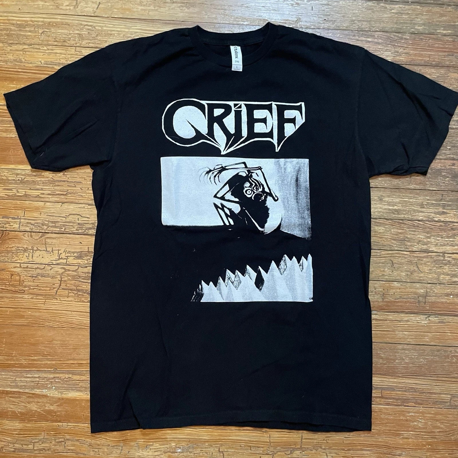 Grief Shirt Size Large Band Tour Grindcore Metal Sludge Crust Punk Doom