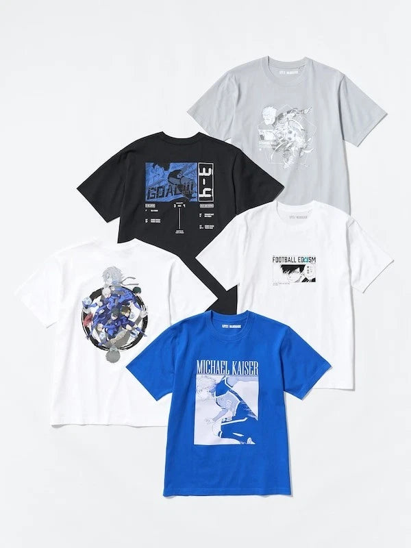 Blue Lock x UNIQLO UT T-Shirt  Japan 2026 Anime Seishiro Rin Kaiser  NEW