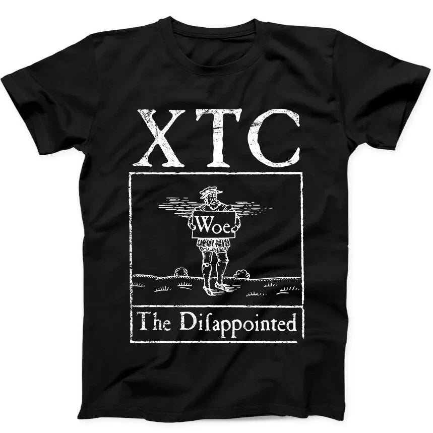 XTC The Disappointed Punk Rock Music Gift Tee Black T Shirt 379