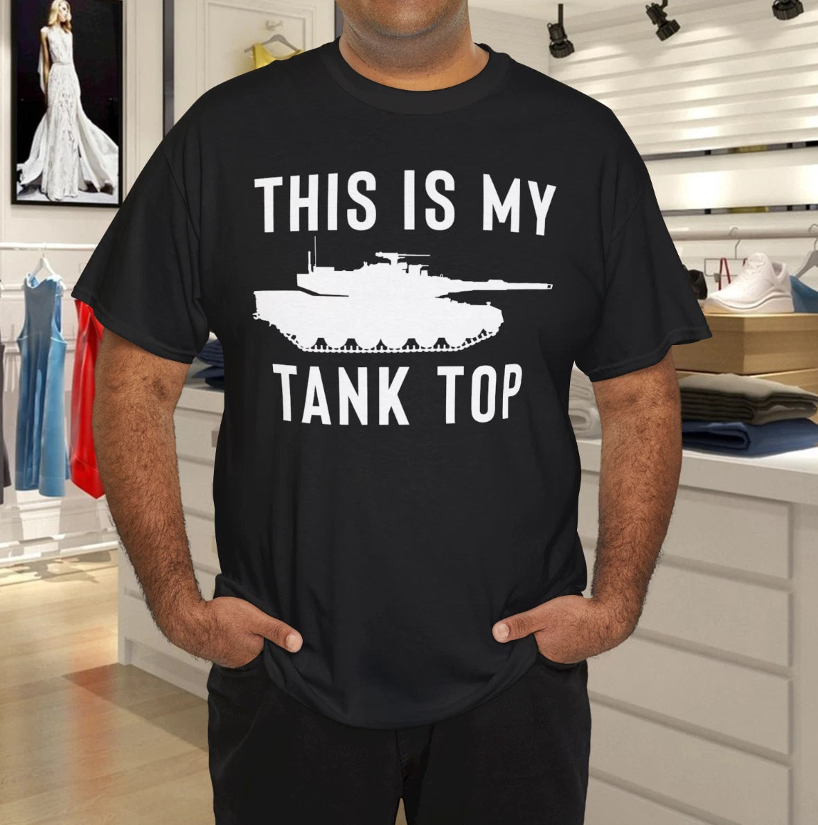 M1 Abrams Tank Funny Sarcastic Military Pun Gift Unisex T-Shirt