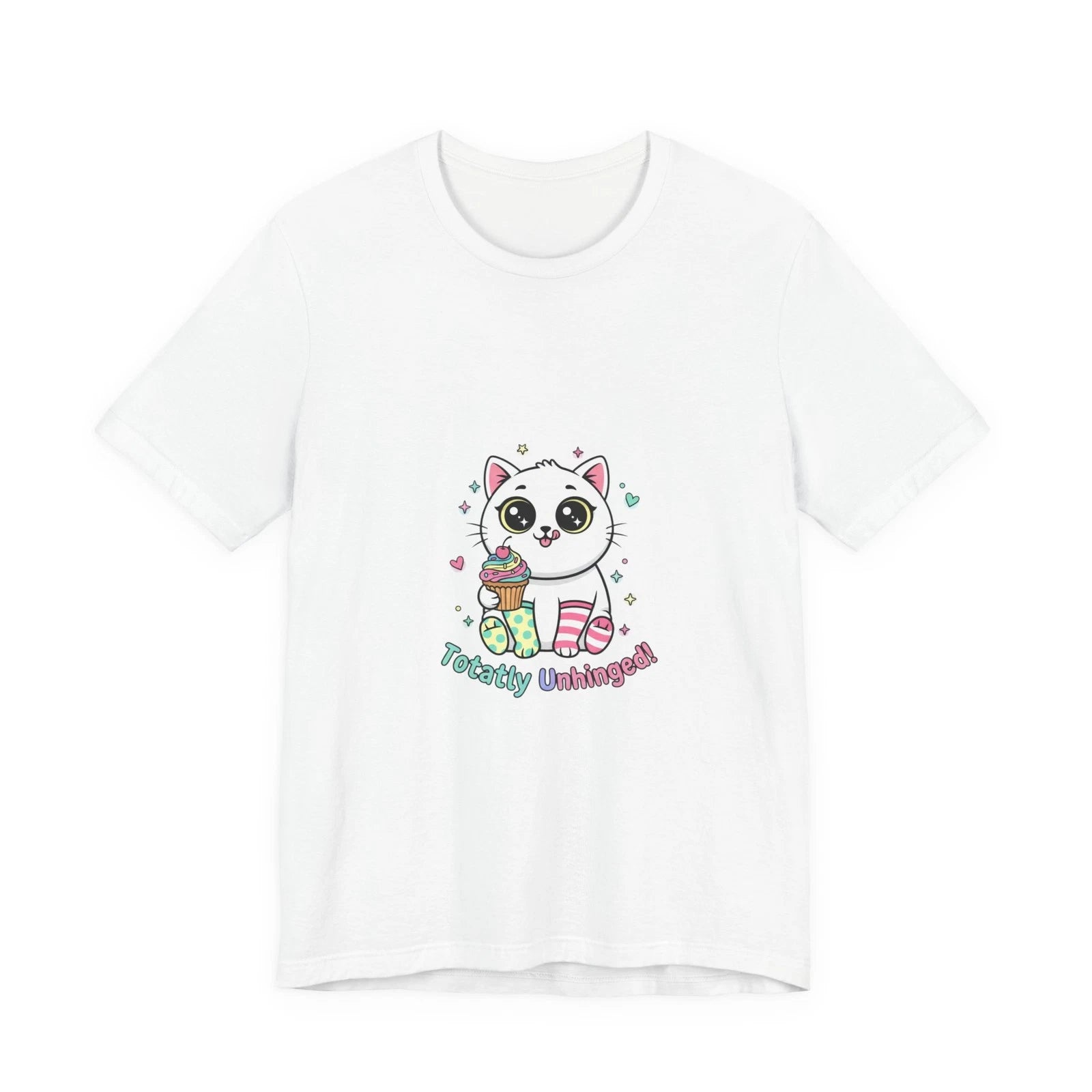 Toothably Unhinged Cat Tee | mildly unhinged, cute irony