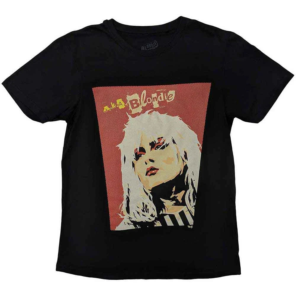 Men's Blondie Aka Pop Art T-shirt Large Black