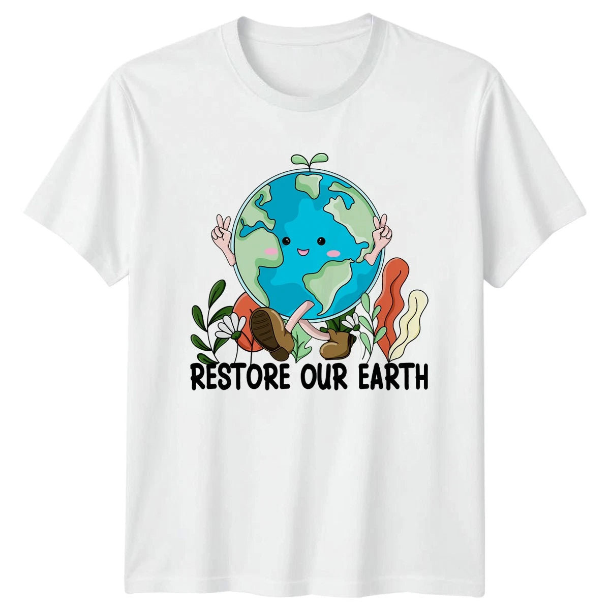Cute Restore Our Earth T-Shirt Nature Earth Day Gift For Him And Her