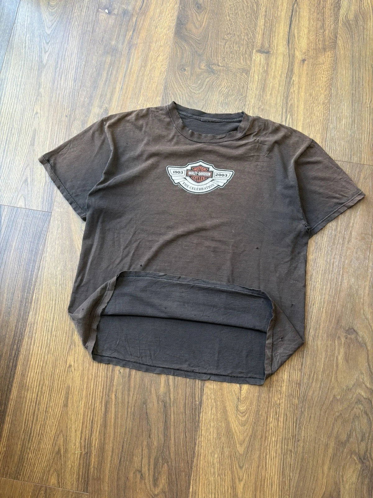 Vintage 90s Y2K Harley Davidson Sun Faded T Shirt Grunge Distressed Mens XL