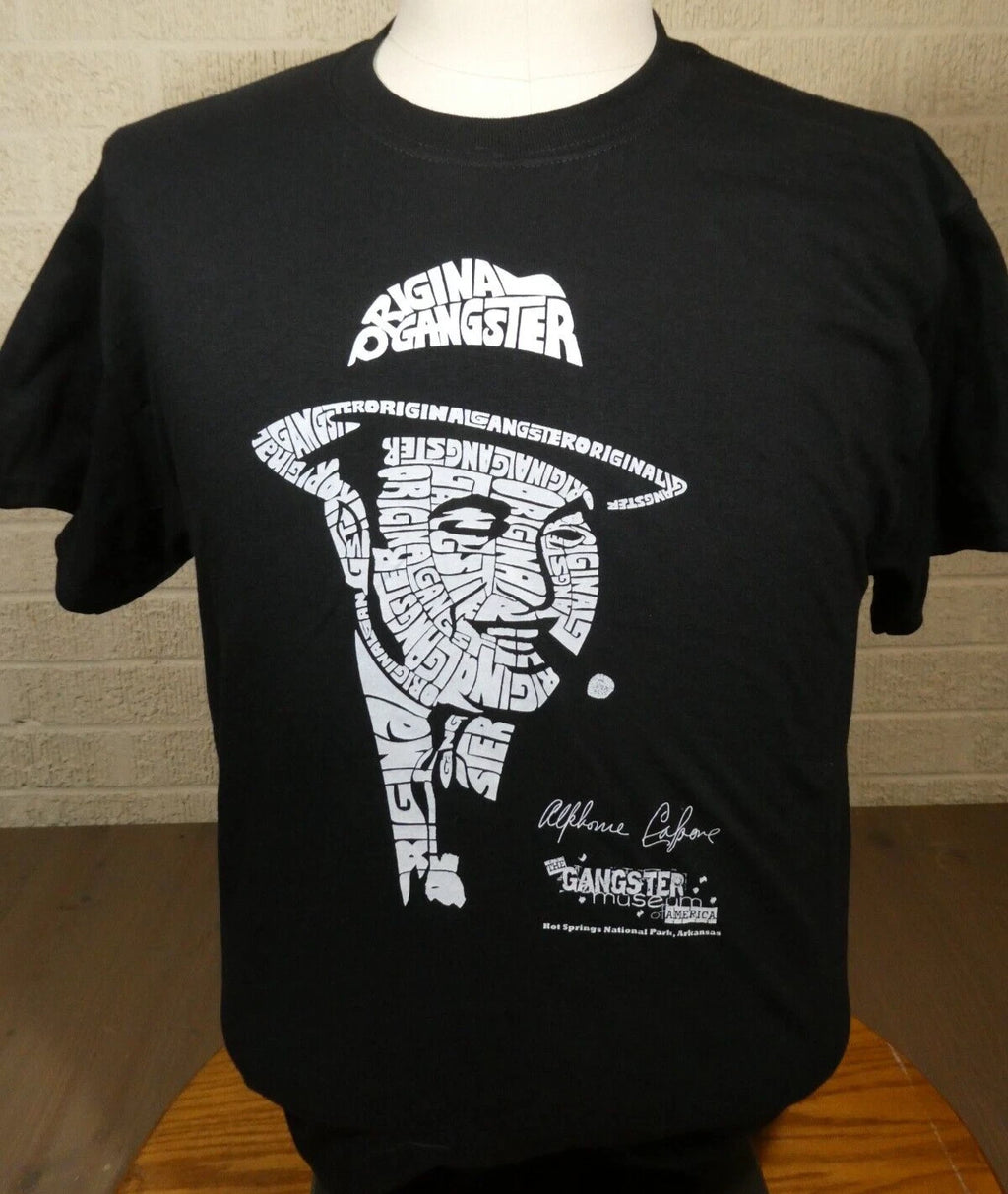 AL CAPONE Mobster Gangster Museum of America Shirt M NEW NWT LA Pop Art