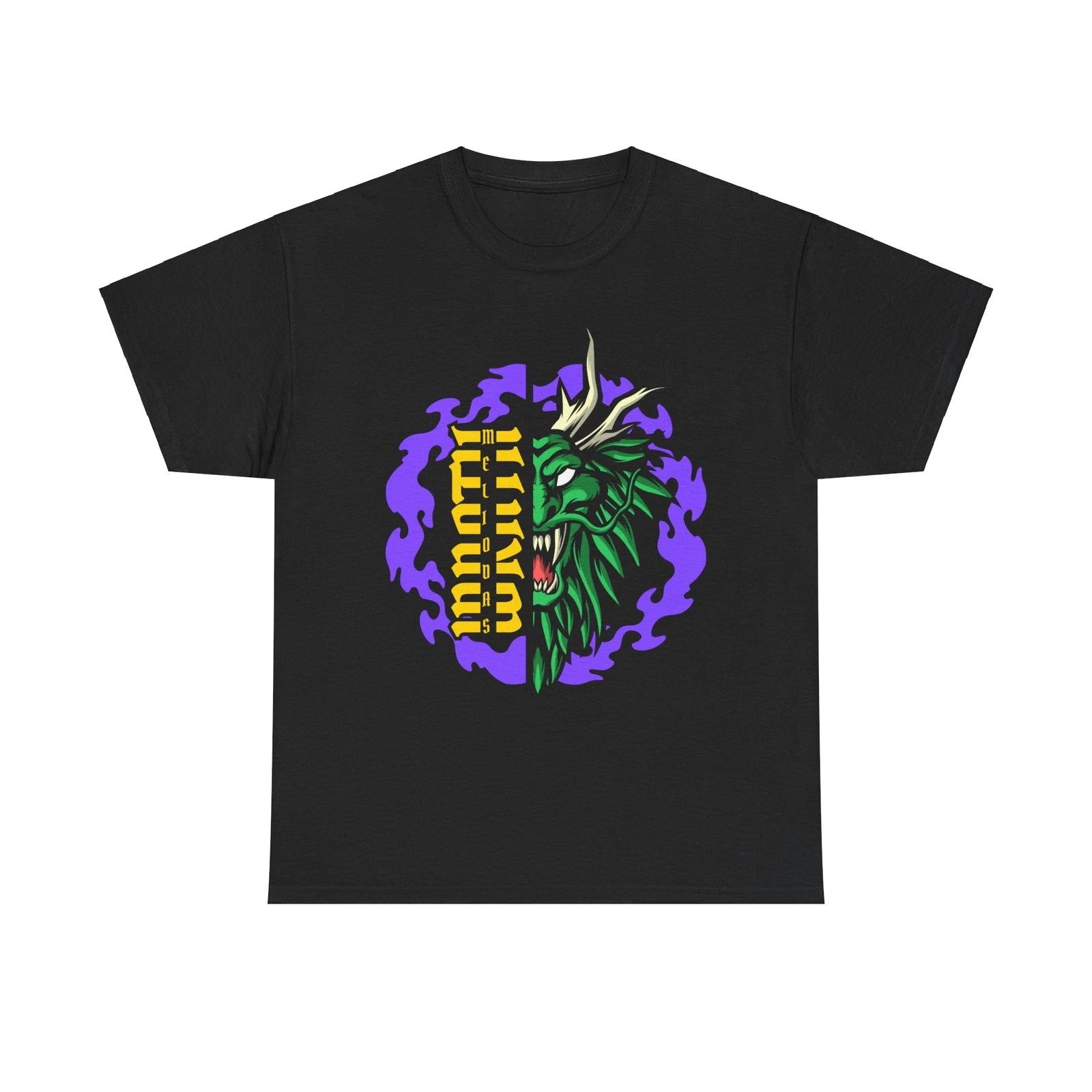 Unisex Heavy Cotton Tee - Dragon design