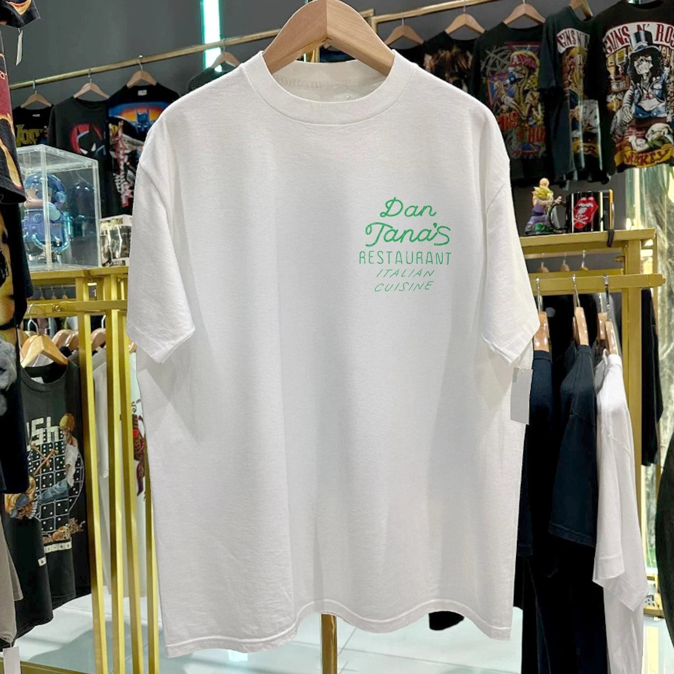 90s Dan Tana's Italian Cuisine Washed T-Shirt White L