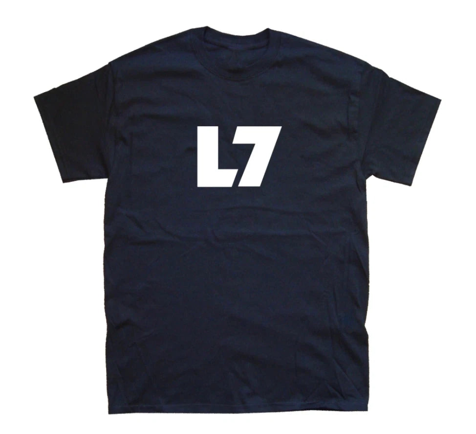 L7 New Black T-Shirt Grunge Rock Band Graphic Tee Unisex S-5XL