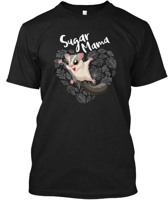 Cute Sugar Mama Glider Hamster Kawaii T-Shirt Made in the USA Size S to 5XL