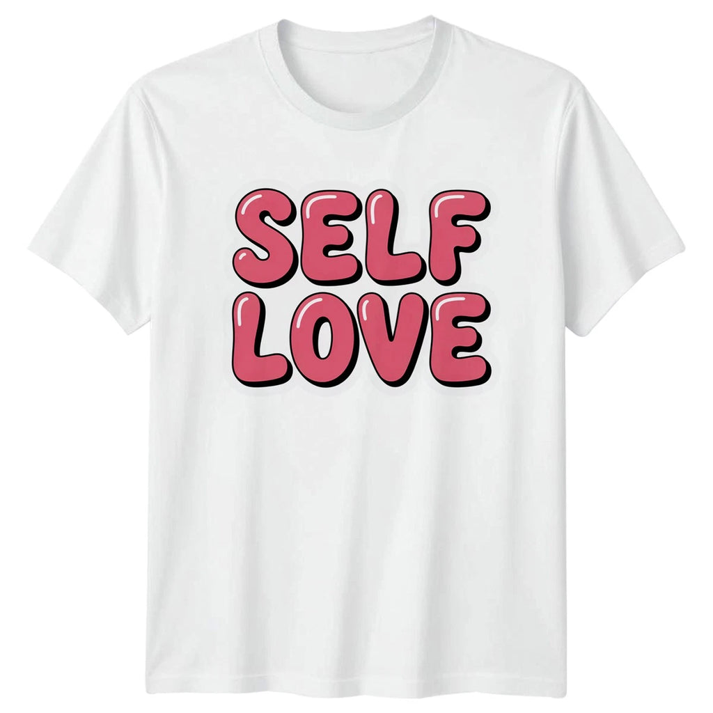 Cute Self Love Womens T-Shirt Self Care Mental Health Birthday Gift For Her