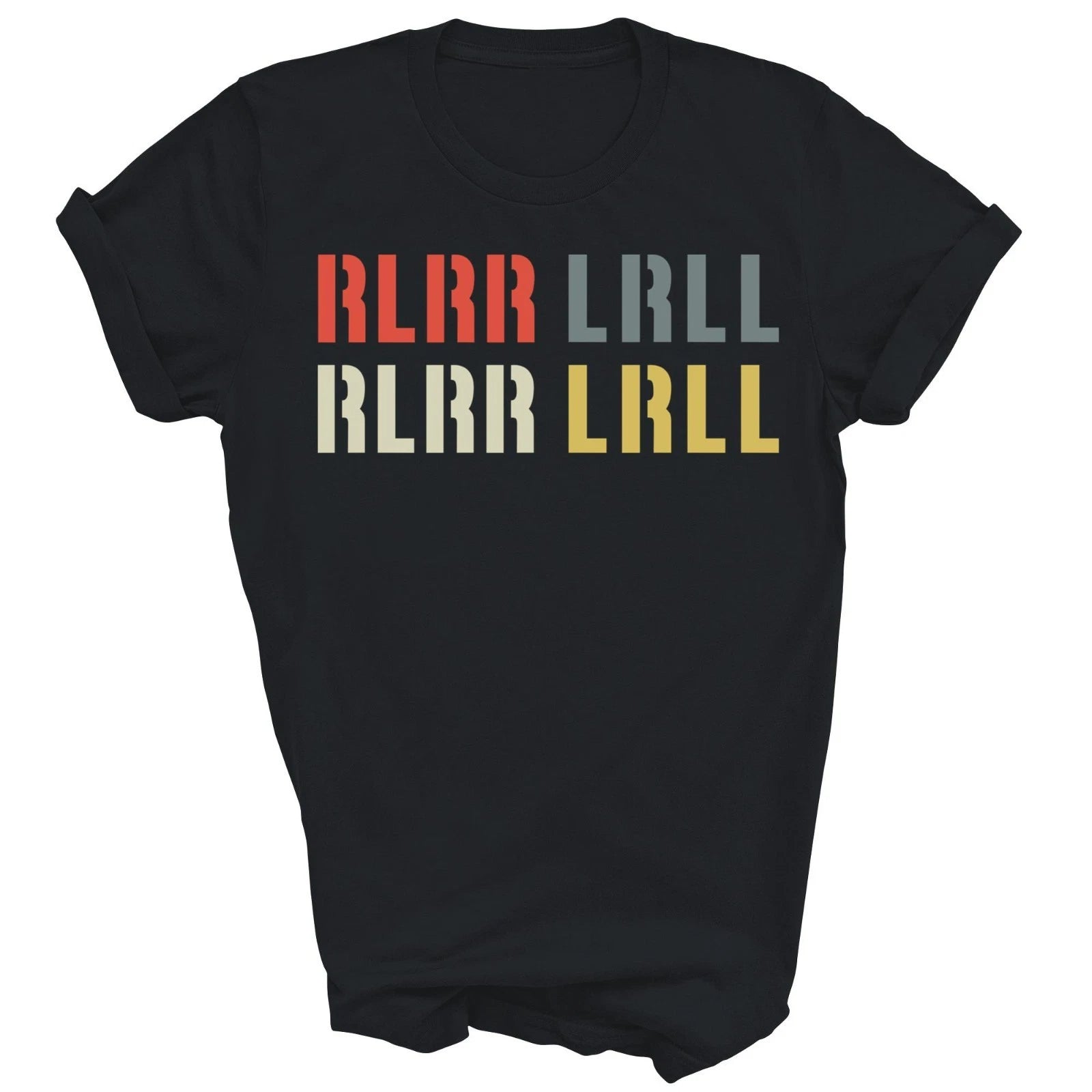 Drummer Vintage Rlrr Lrll Drums Drumming Unisex Shirt Gift