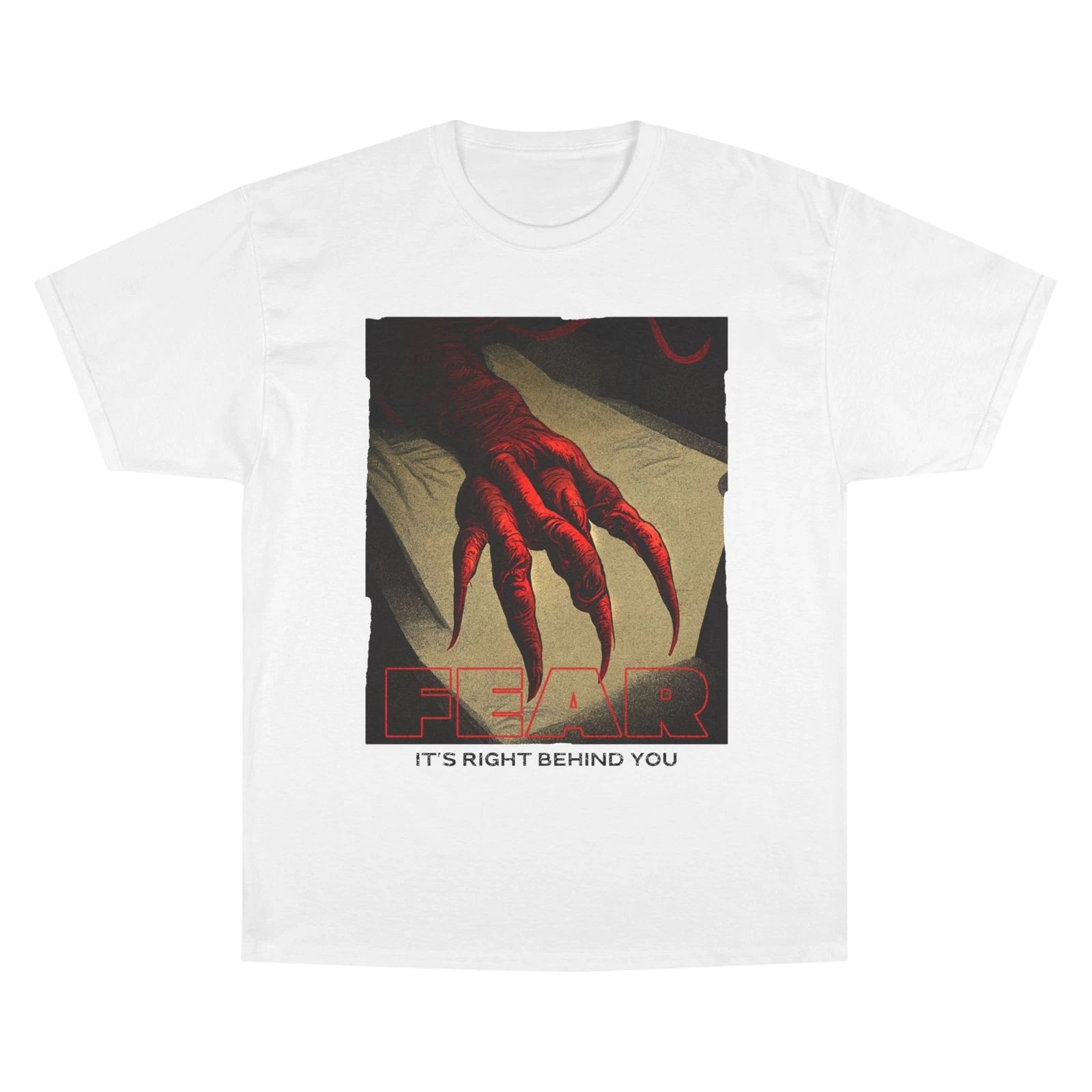Fear Streetwear Horror Monster Grunge Short Sleeve Champion T-Shirt