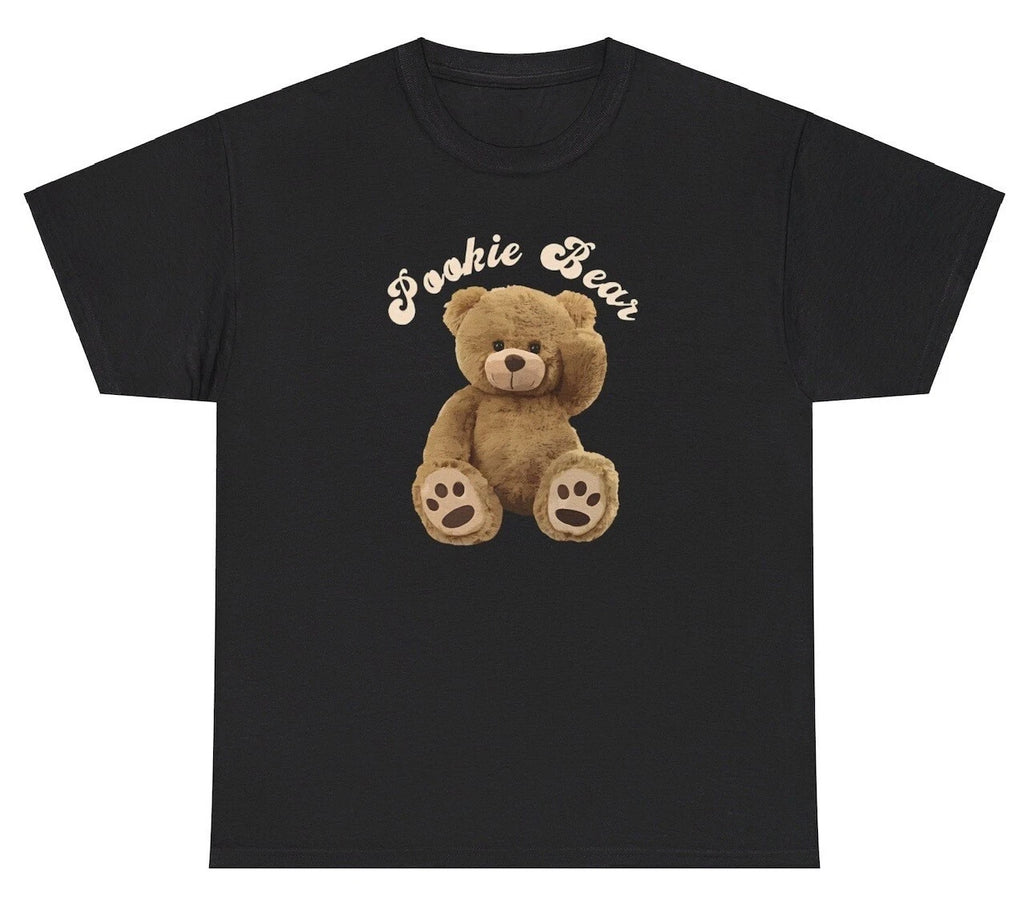 Pookie Bear T-Shirt for Men - Cute Teddy Bear Graphic Tee, Casual Cotton Shirts