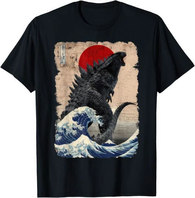 Retro Vintage Japanese Art Legendary Rare Kaiju Monster Japan Graphic T Shirt