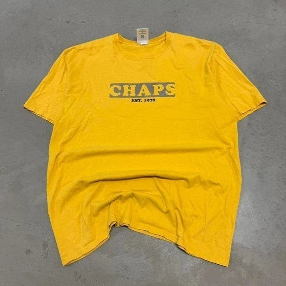 y2k Yellow Chaps Tee