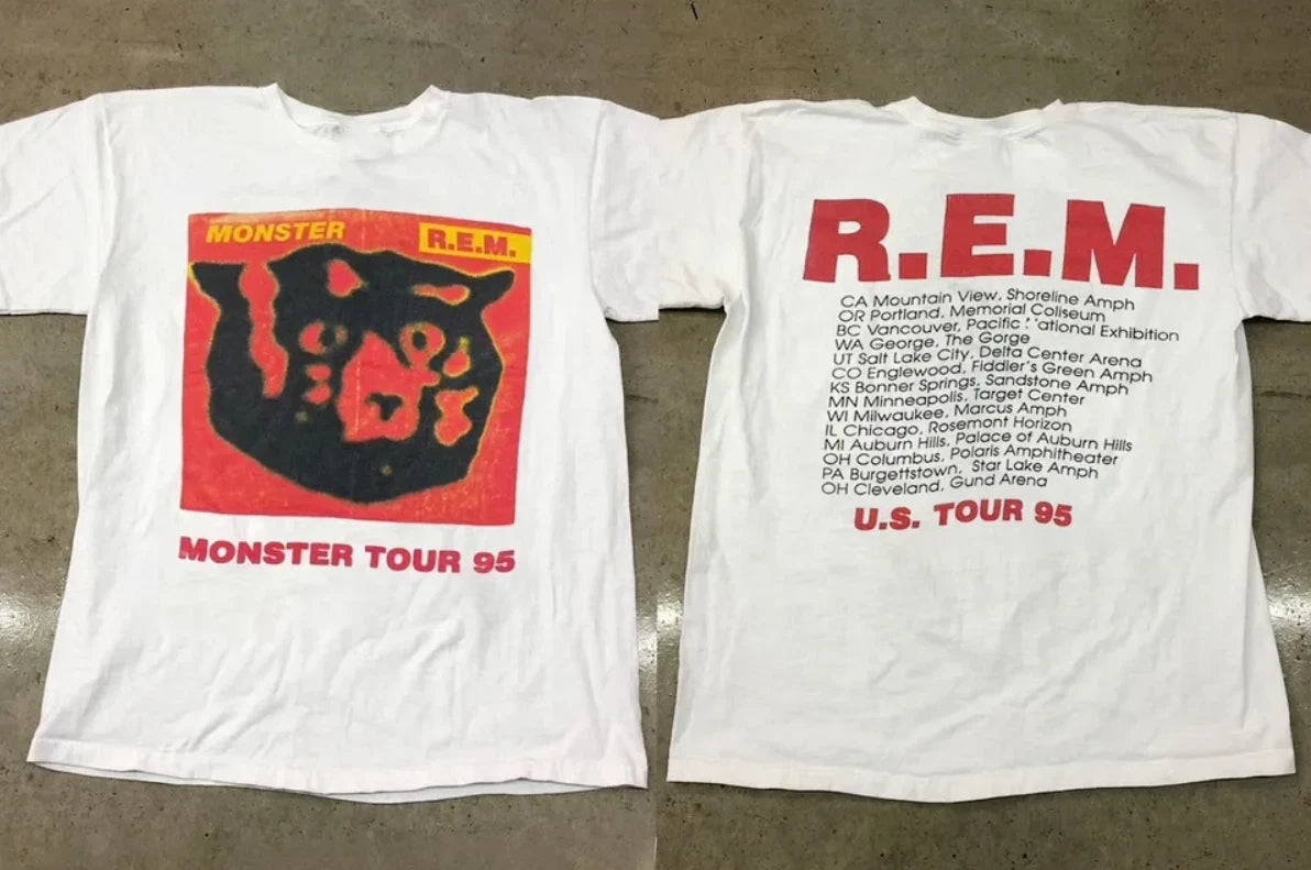 R.E.M Monster Tour '95 Unisex T-Shirt 90s REM Band Music Concert
