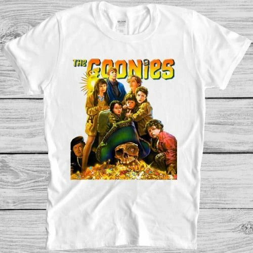 The Goonies T Shirt Cult Movie Never Say Die Film Vintage Cool Gift Tee M198