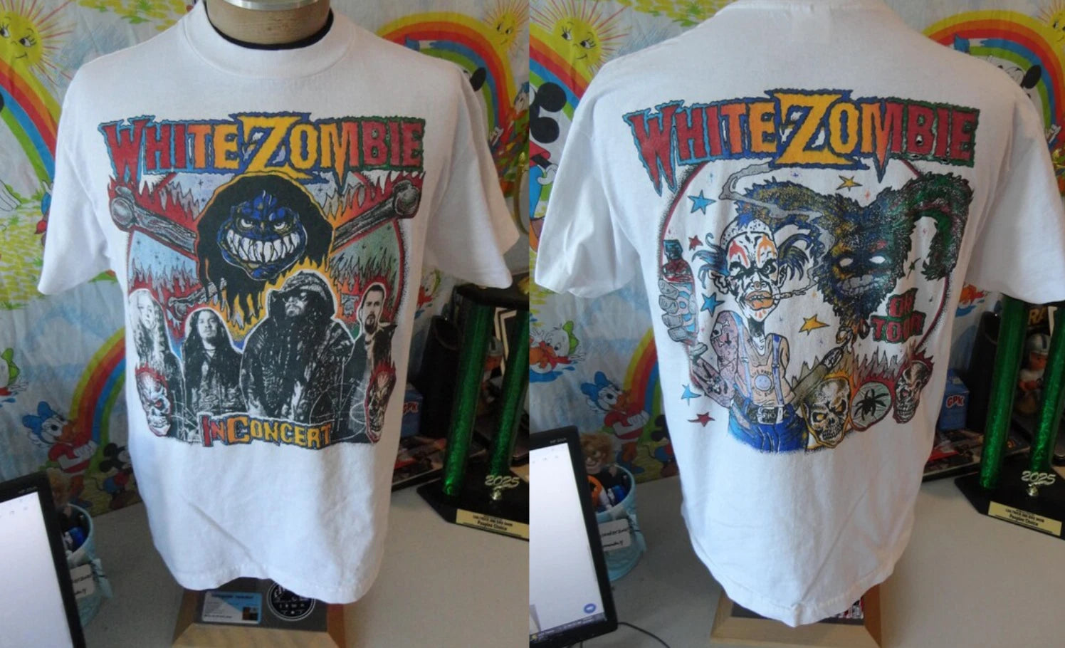 Vintage 90s White Zombie La Sexorcisto Tour Concert Rob Zombie T Shirt S-5XL