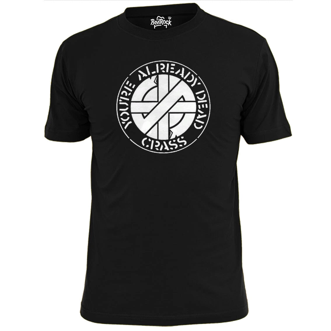 Mens Crass You're Already Dead Punk T Shirt Anarchy