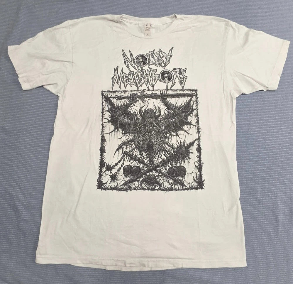 Noisy Neighbors Shirt Large TX Grindcore Death Metal Tee Tultex