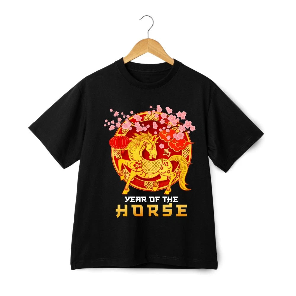 Year of the Horse T-Shirt – Chinese Zodiac Horse Lunar New Year Tee Streetwear