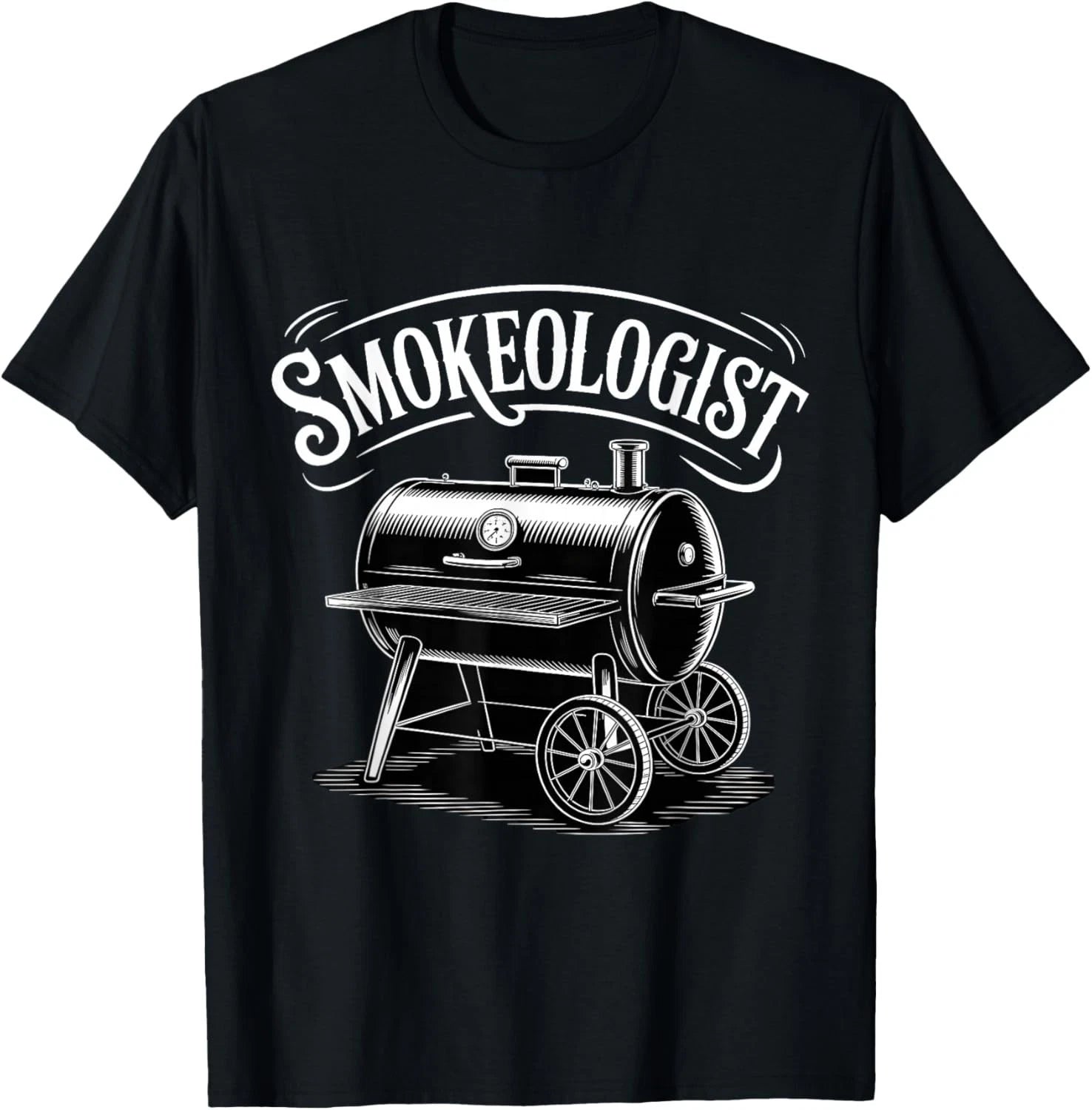 Smokeologist Funny Pitmaster BBQ Smoker Grilling Gift Unisex T-Shirt