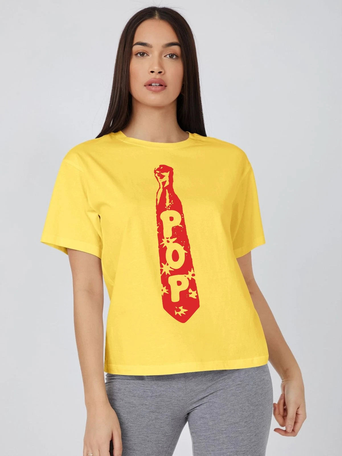 Pop Tie T-Shirt Kiss All The Time Disco Occasionally Merch Tour Concert Y2K 90s