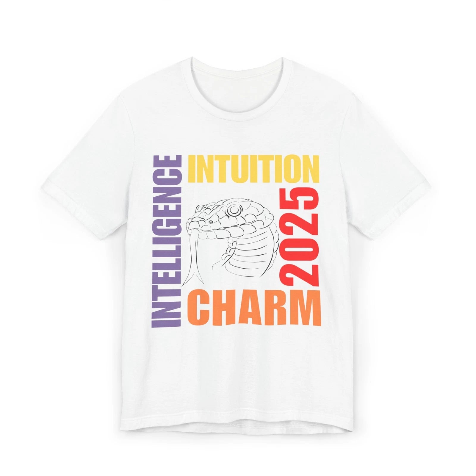 Unisex Jersey T-Shirt - Year of the snake Intelligence design