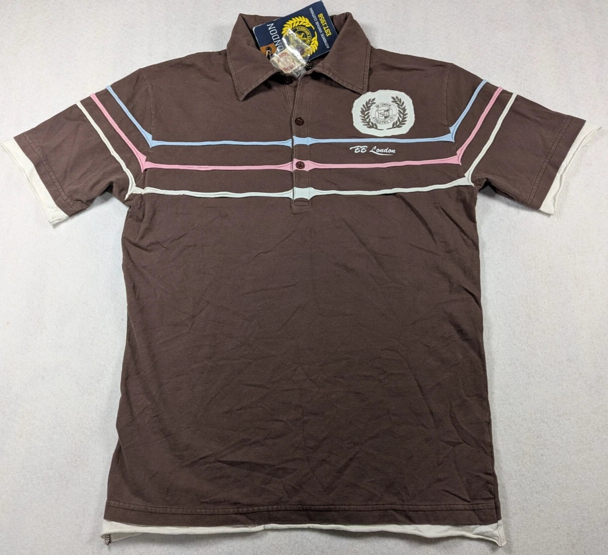 BB London - Authentic Vintage Clothing - Adult T-Shirt - Size: 3