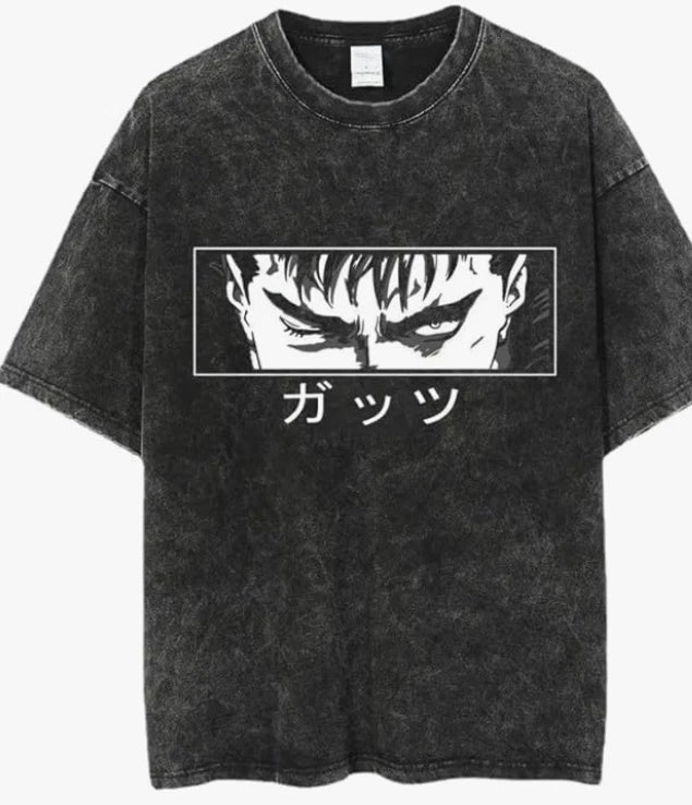 NEW Pooyikoi Men's Y2K 90s Bersert Animation Streetwear T-Shirt Size Large
