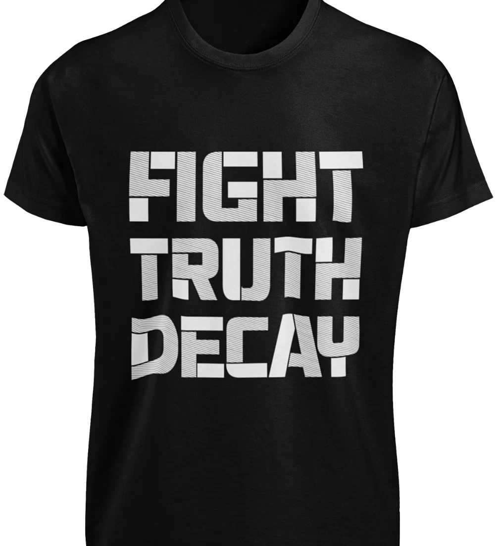 Fight Truth Decay T-SHIRT S-3XL Fake News Obey Consume 1984 George Orwell TEE
