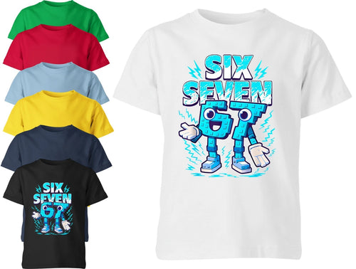 67 Gamer T-Shirt Six Seven Numbers Day Birthday Tee Gift Kids Boys Girls Unisex