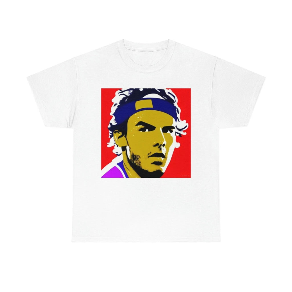 Stunning 2023 Unisex Pop Art T-shirt of Rafael Nadal
