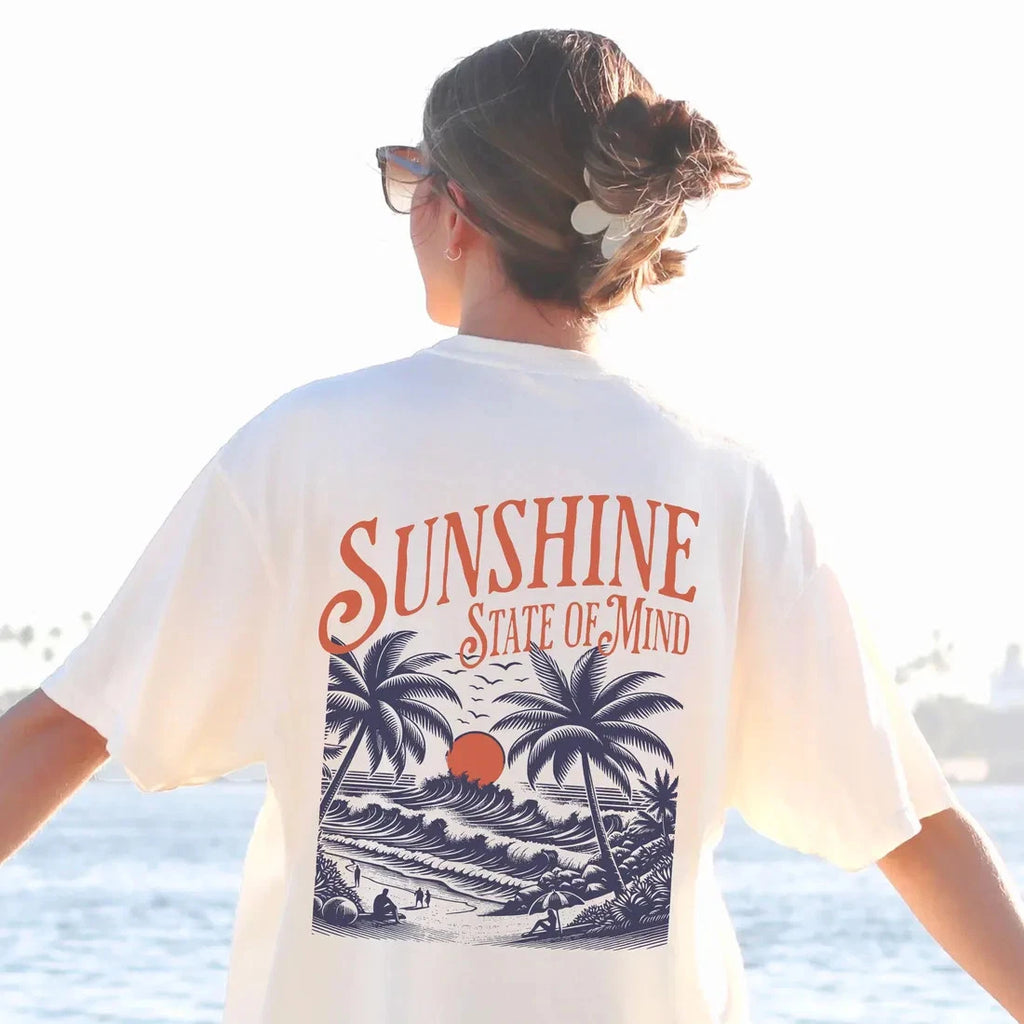 Sunshine Shirt, Coastal Tshirt, Trendy Girls Shirt, Summertime Shirt,