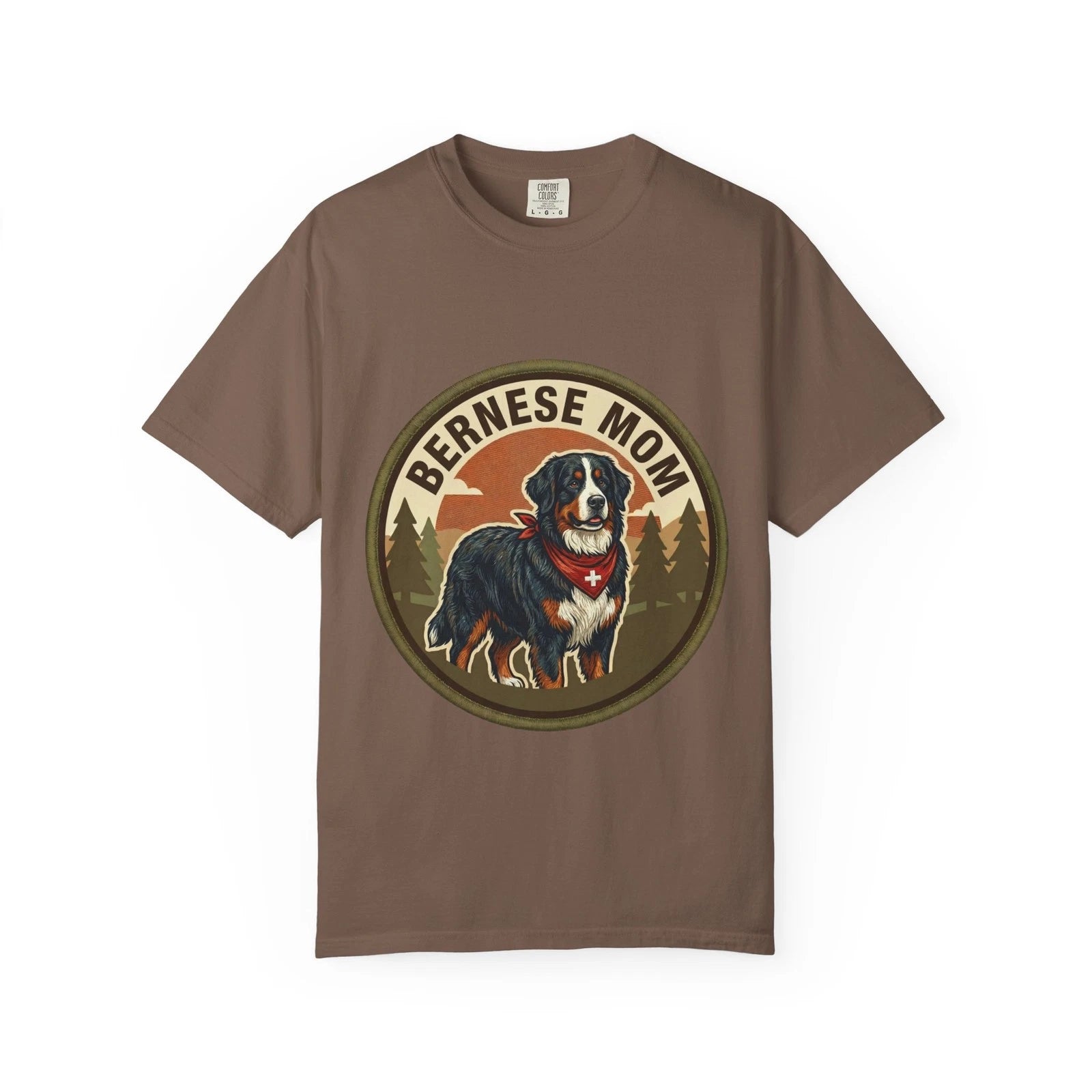 Bernese Mountain Dog T-Shirt Berner Dog Mom Gift Women Graphic Tee Mothers Day