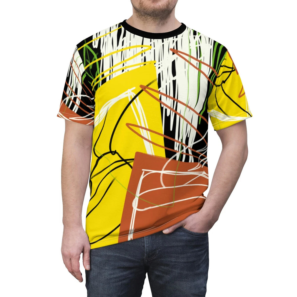 Abstract multicolored pop art style T-Shirt