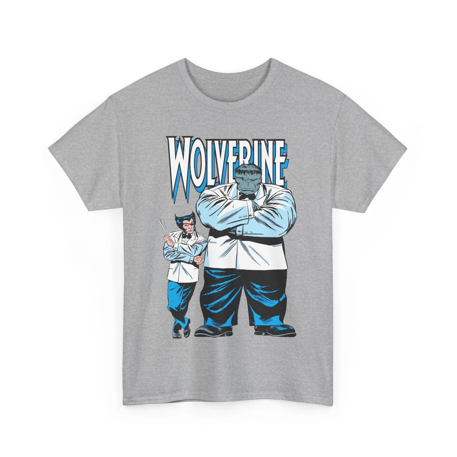 Wolverine & Hulk T-Shirt - Patch & Joe Fix-It - John Buscema Art - Marvel Comics