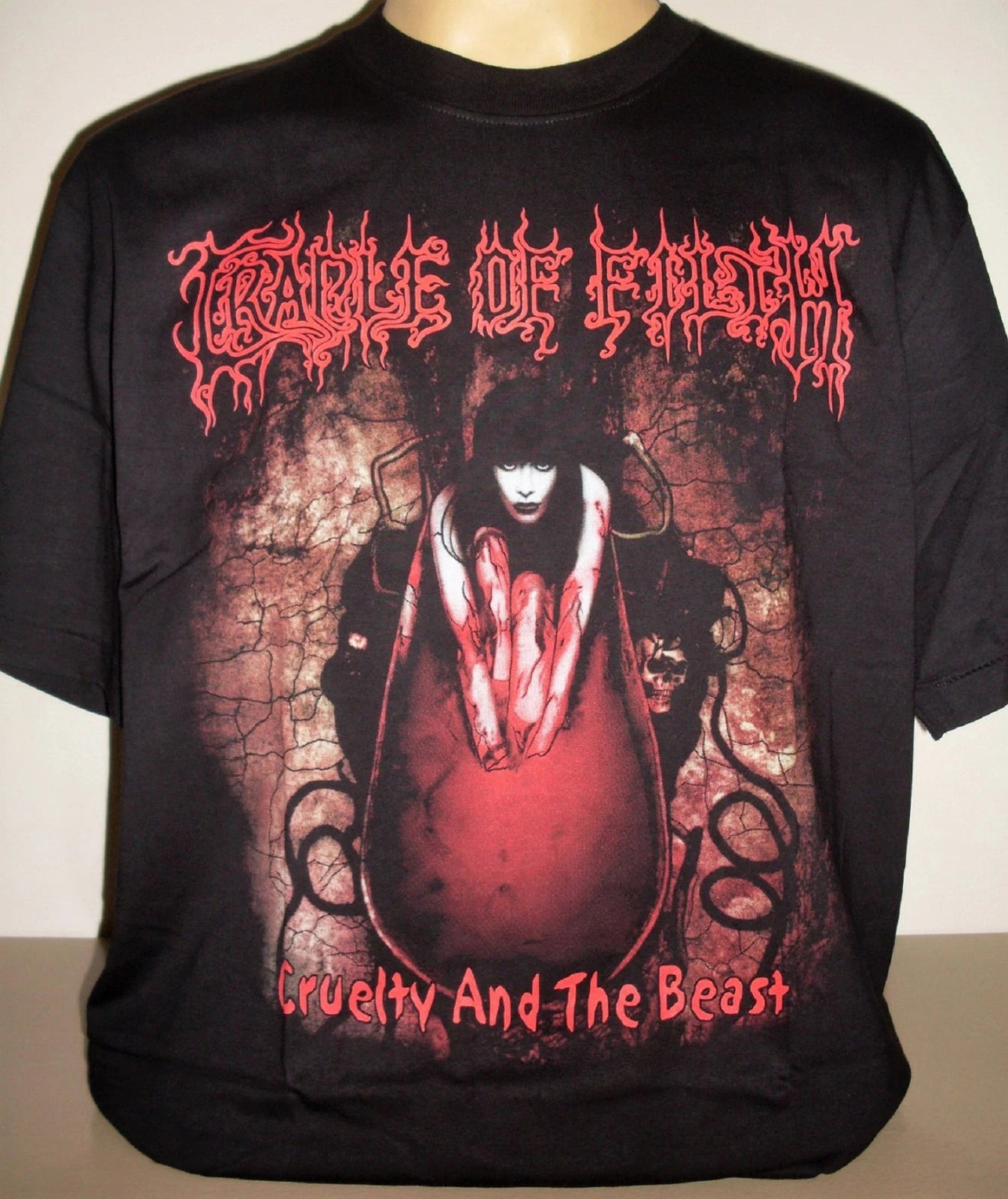 Cradle Of Filth Cruelty And The Beast T-Shirt Size S M L XL 2XL 3XL Gothic Metal