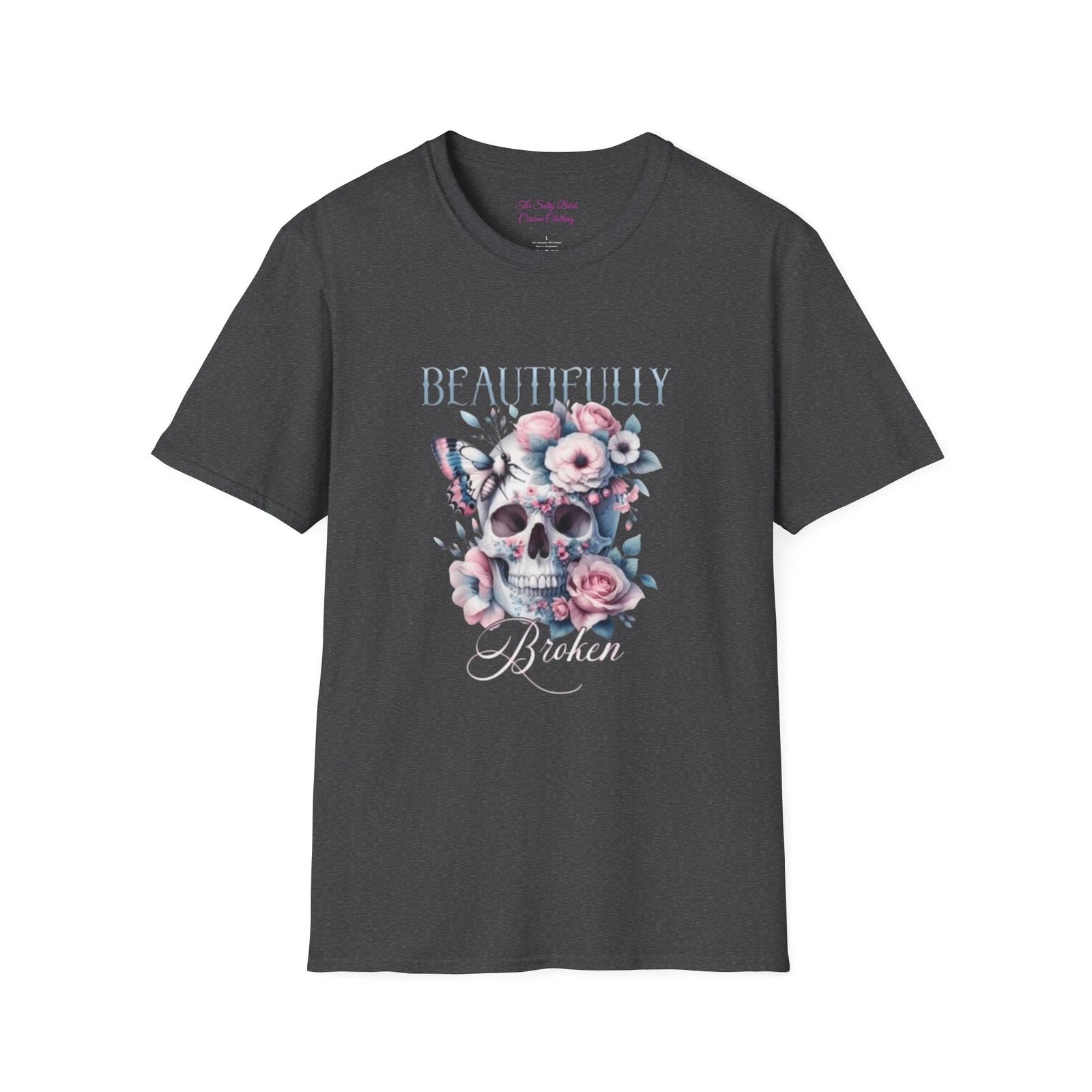 Beautifully Skull Floral T-Shirt, Unisex Graphic Tee, Gift for Her, Trendy [...]