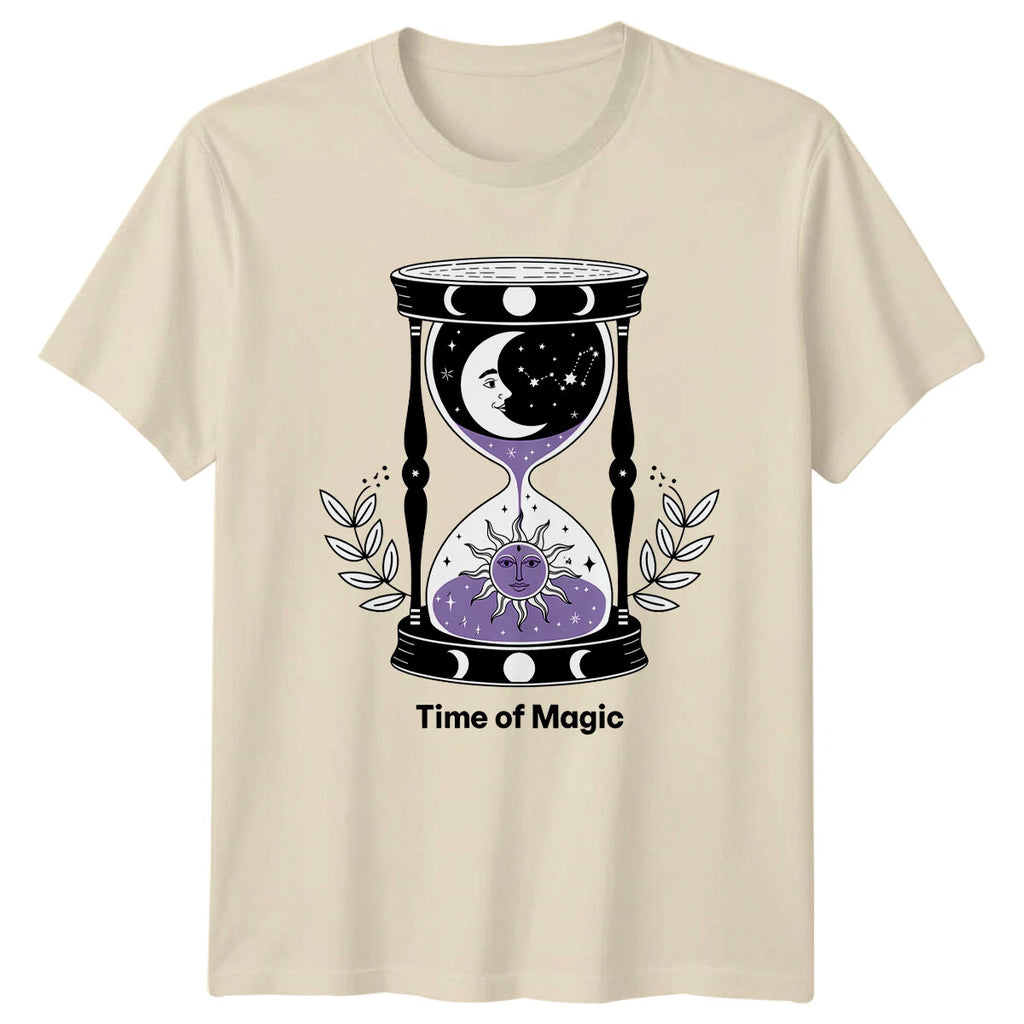 Time Of Magic Boho Celestial Hourglass Graphic T-Shirt