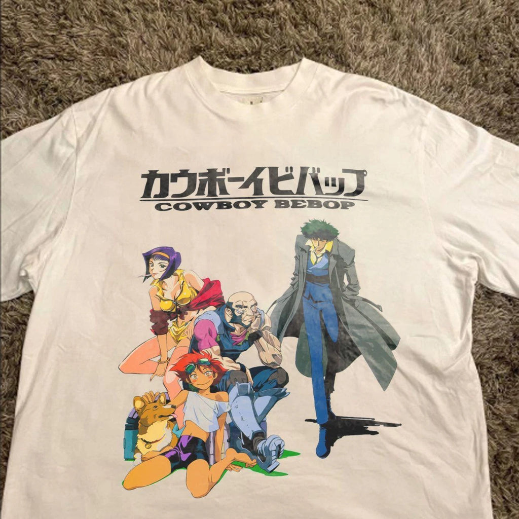 cowboy bebop white t shirt