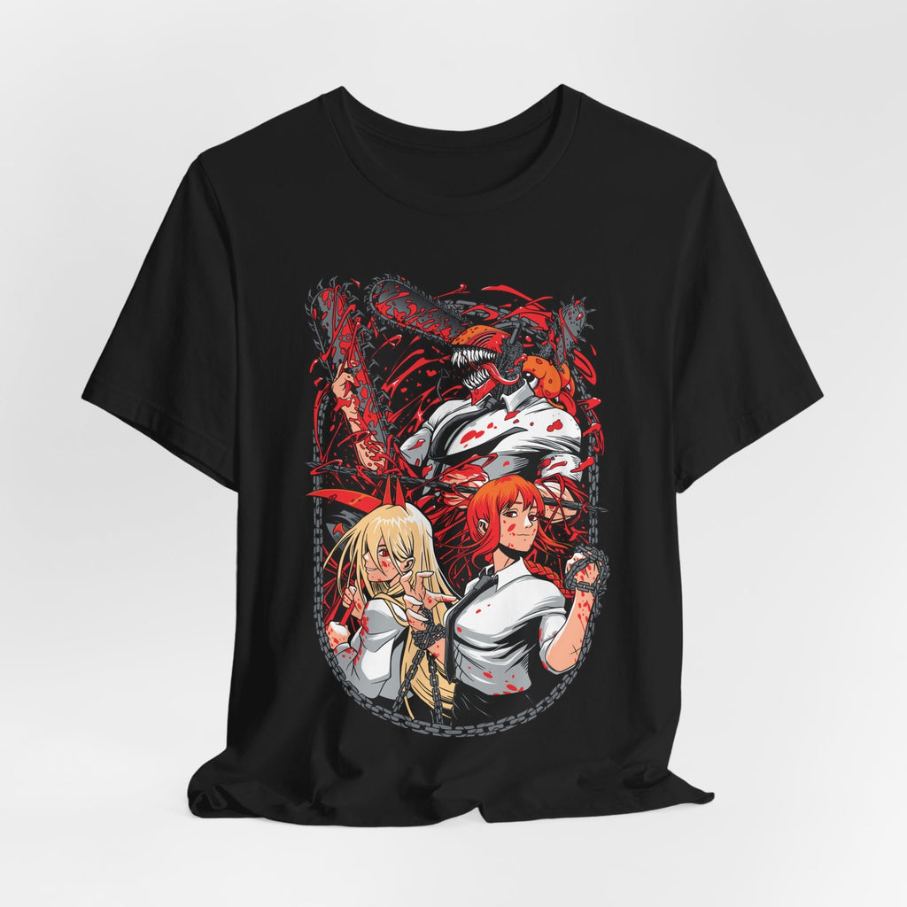 Chainsaw Man Anime Tee, Manga Graphic Tshirt, Unisex Jersey Shirt, Japanese