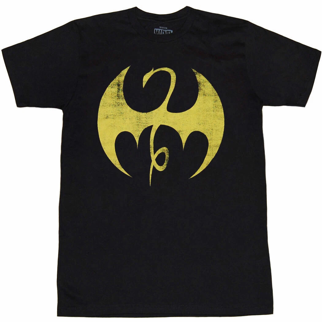 Iron Fist Distressed Dragon Logo T-Shirt