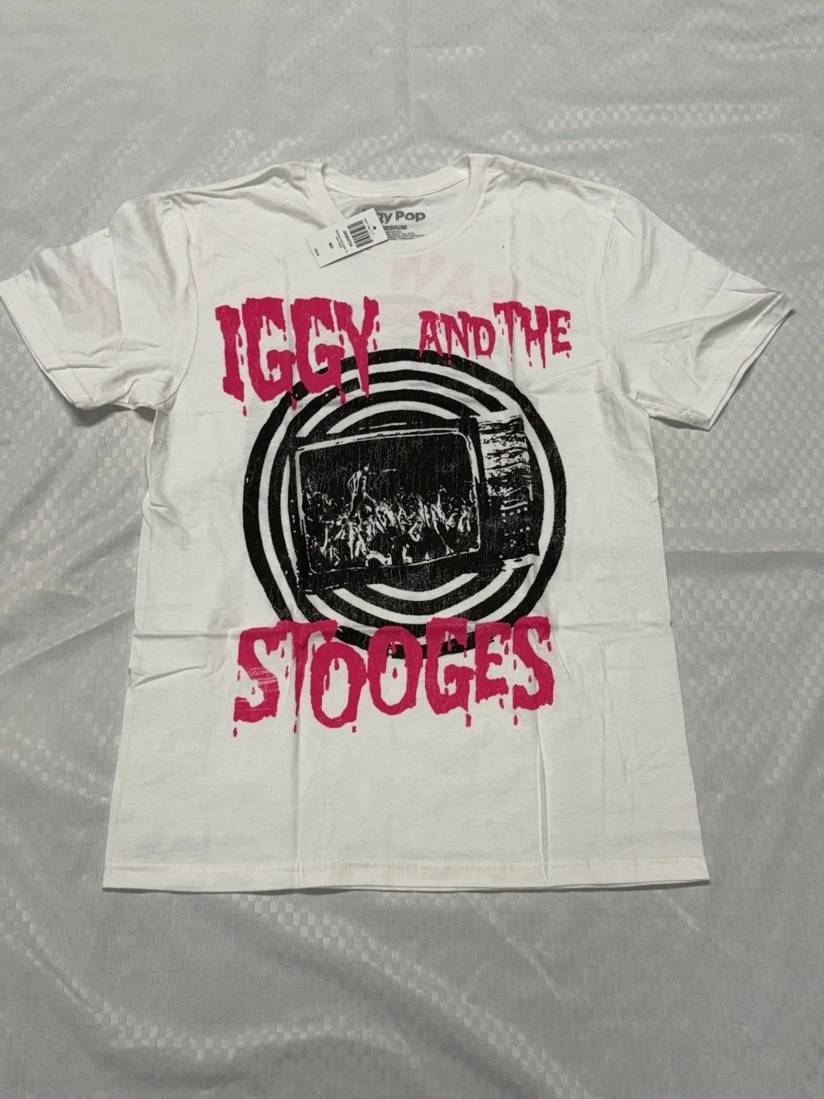 IGGY AND THE STOOGES RAW POWER 1973 TOUR T-SHIRT SIZE MEDIUM NEW