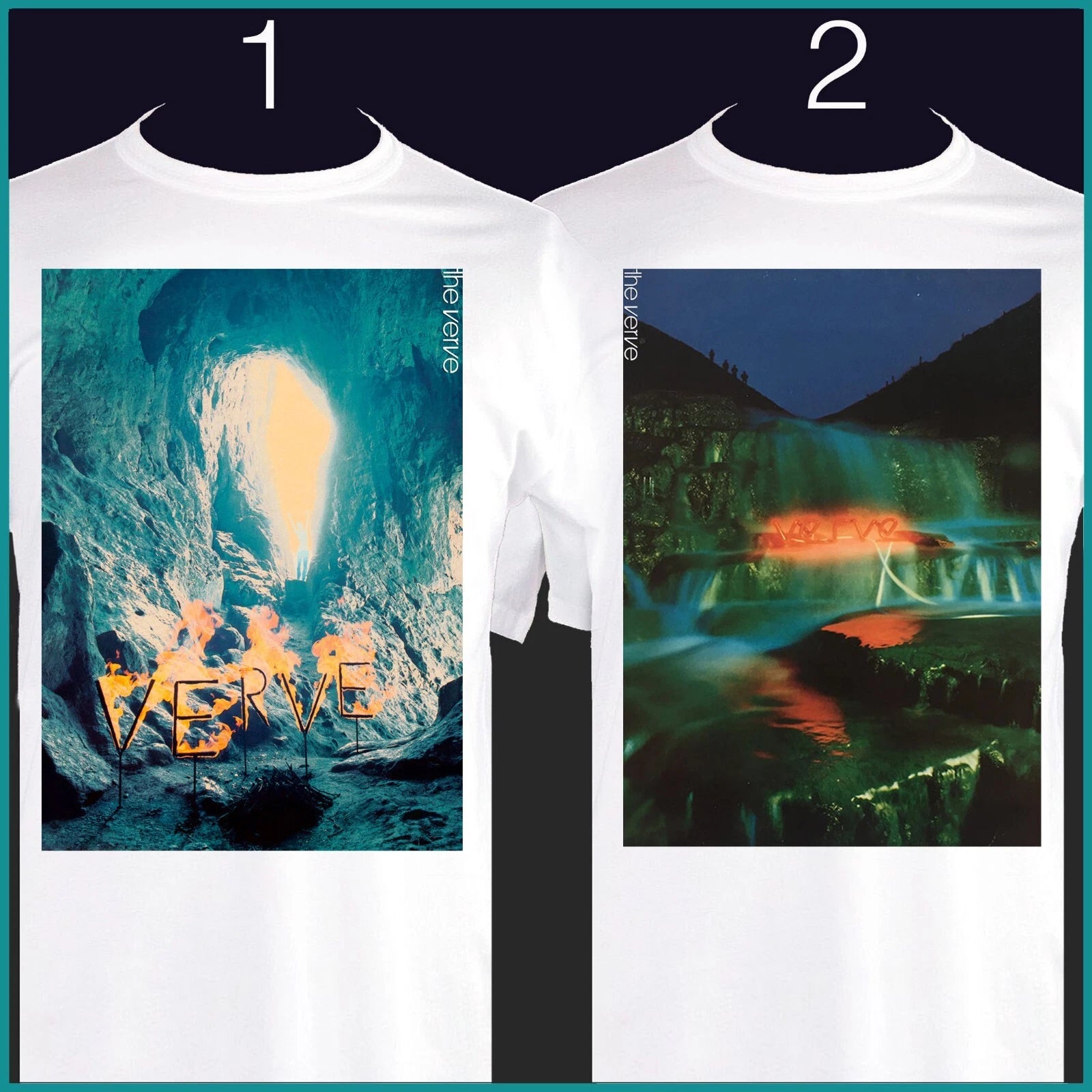 The Verve band fan Tshirt. She's A Superstar, Storm in heaven. Ashcroft, 1990s