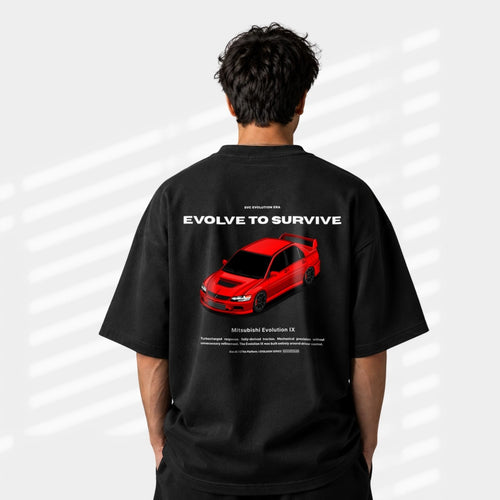 2005-2007 Mitsubishi Evolution IX Shirt - Oversized Heavyweight Motorsport Gift