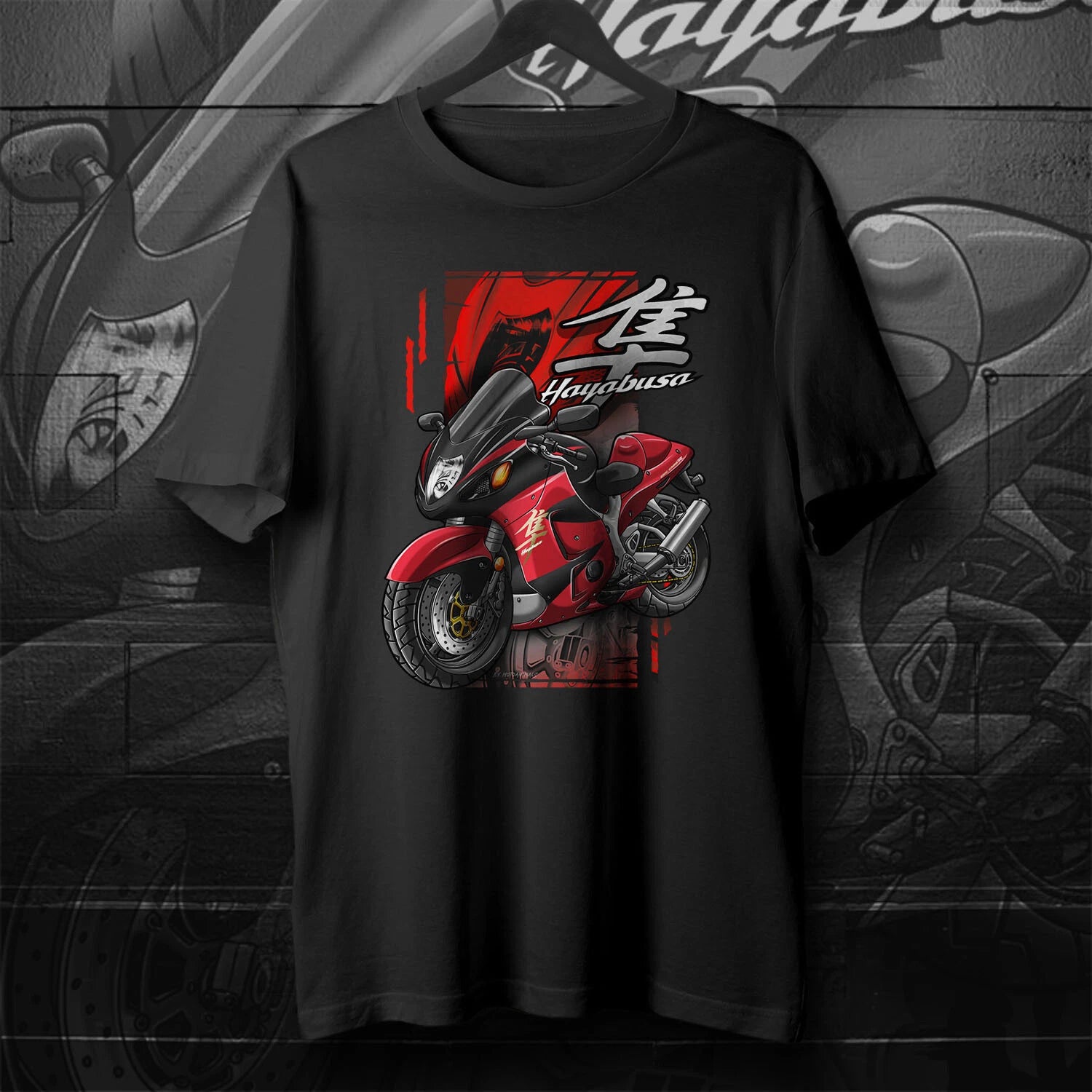 Suzuki Hayabusa 1999-2007 Motorcycle T-Shirt for Riders, GSX1300R Tee