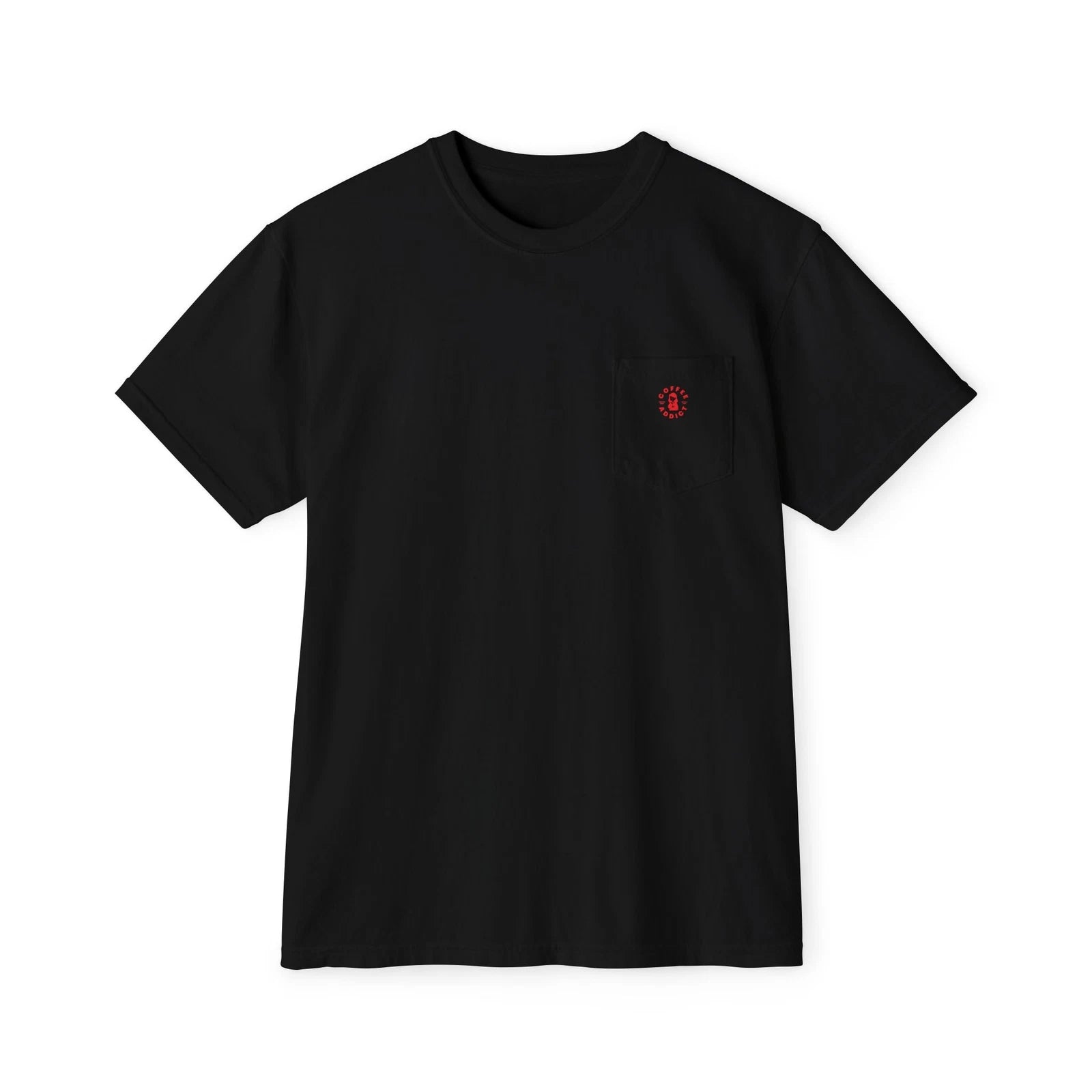 Coffee Addict Pocket T-Shirt, Unisex Tee, Coffee Lover Shirt, Gift for Caffeine
