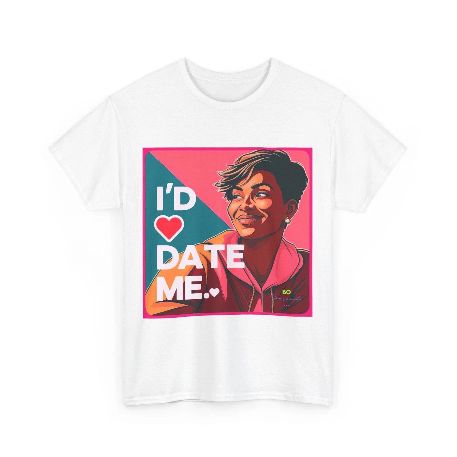 Funny Graphic Tee, Sarcastic T-Shirt, Humorous Unisex Shirt, I'd date me, Gift